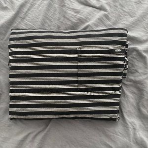 cool striped vans shirt, size medium, barley worn bought straight from vans.